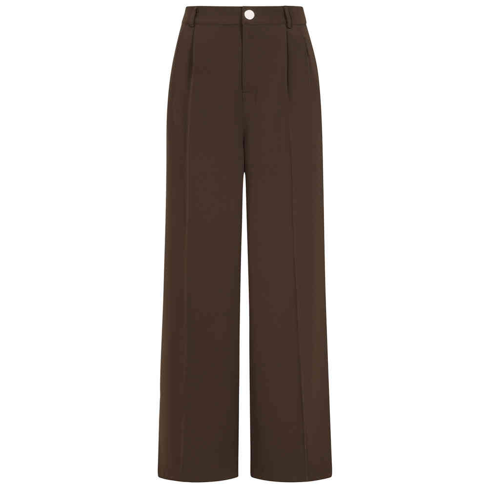 Banned - Hazel Anchor Broek rechte pijpen - Bruin